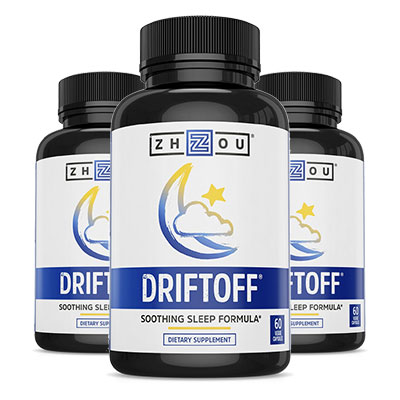 3 bottles of Driftoff Premium Sleep Aid