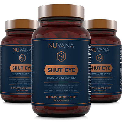 3 Bottles of Nuvana Shut Eye